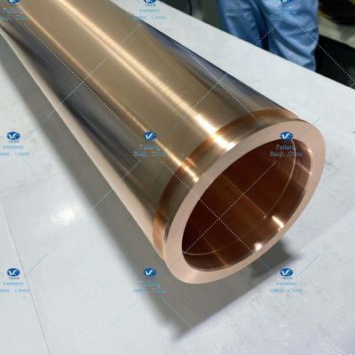 OEM ODM 99.97 Percent Copper Tube Target High Pressure Resistance